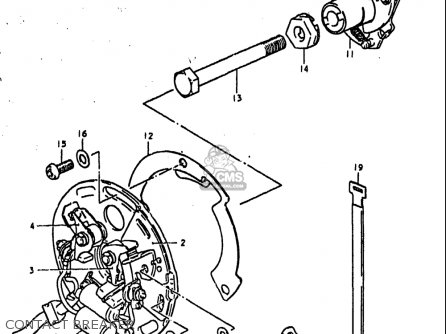 CONTACT BREAKER - GS1000S 1979 (N) USA (E03)