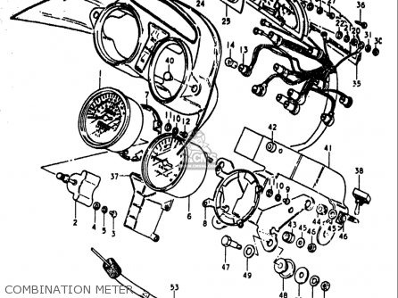 COMBINATION METER - GS1000S 1979 (N) USA (E03)