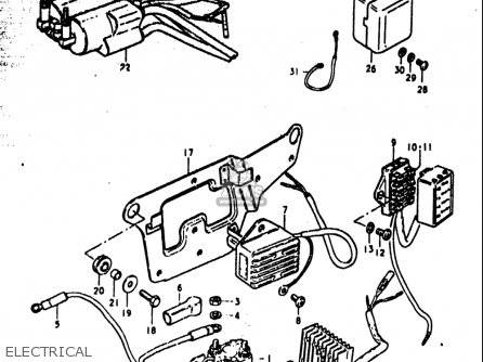 ELECTRICAL - GS1000S 1979 (N) USA (E03)