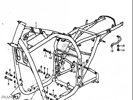FRAME - GS1000S 1979 (N) USA (E03)