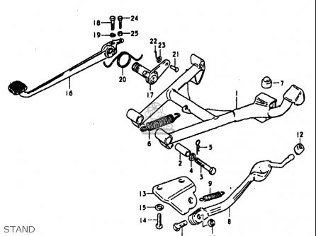 STAND - GS1000S 1979 (N) USA (E03)