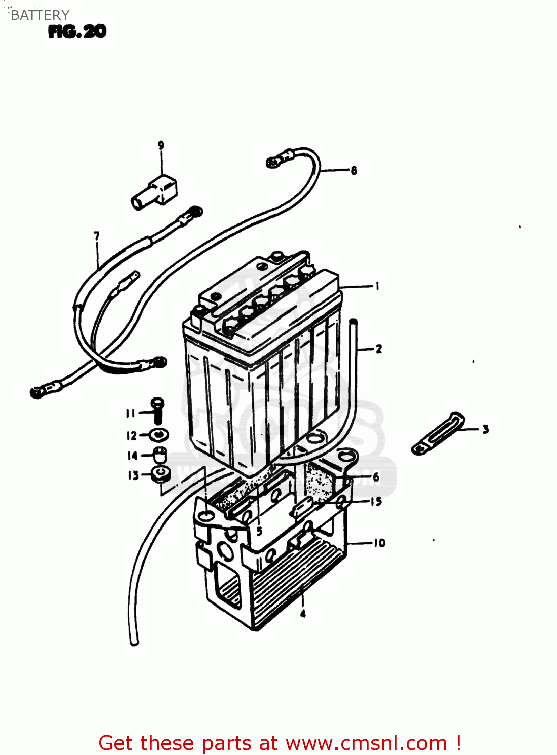 BATTERY GS1000S 1980 (T) USA (E03)