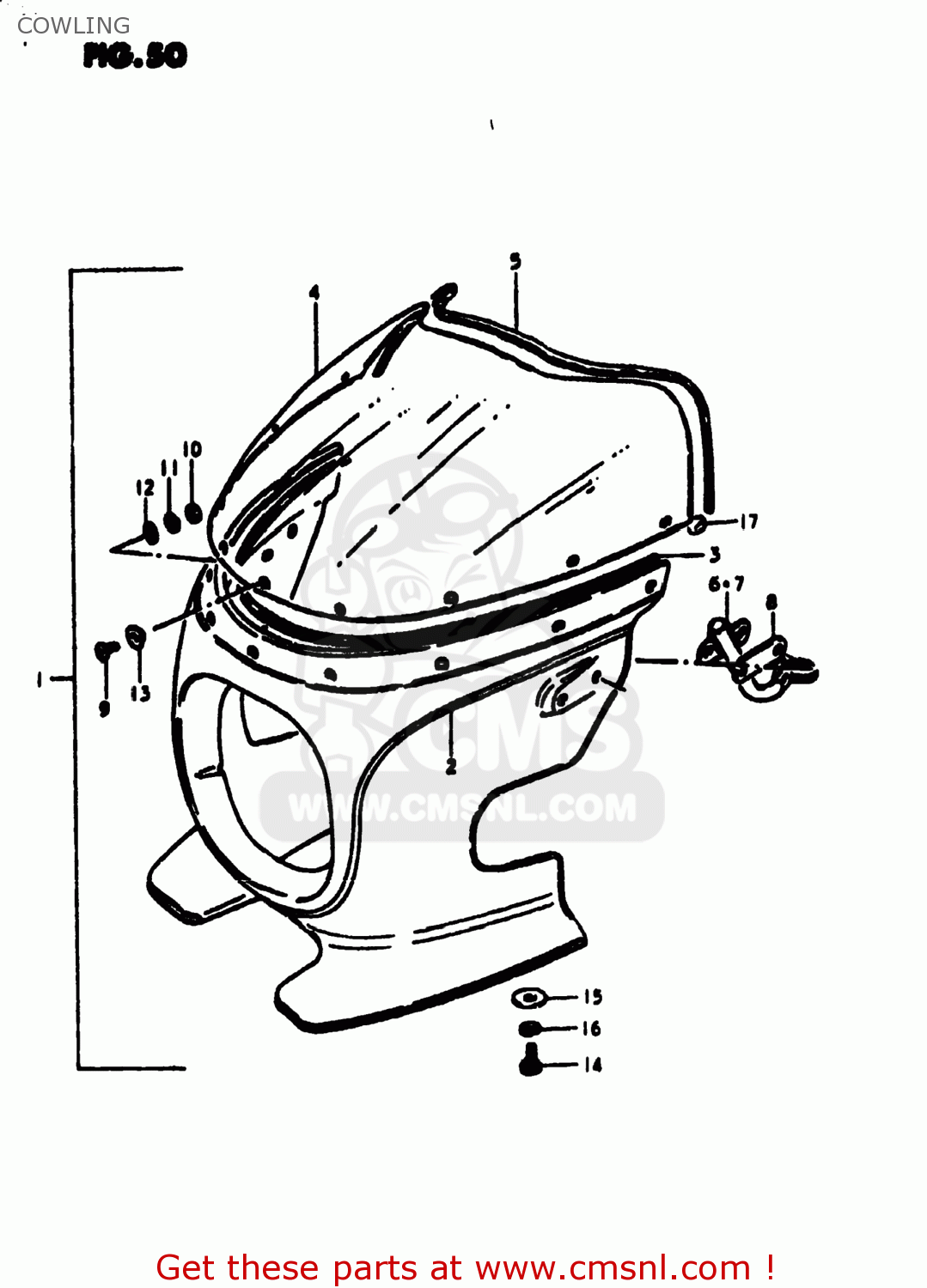 COWLING GS1000S 1980 (T) USA (E03)