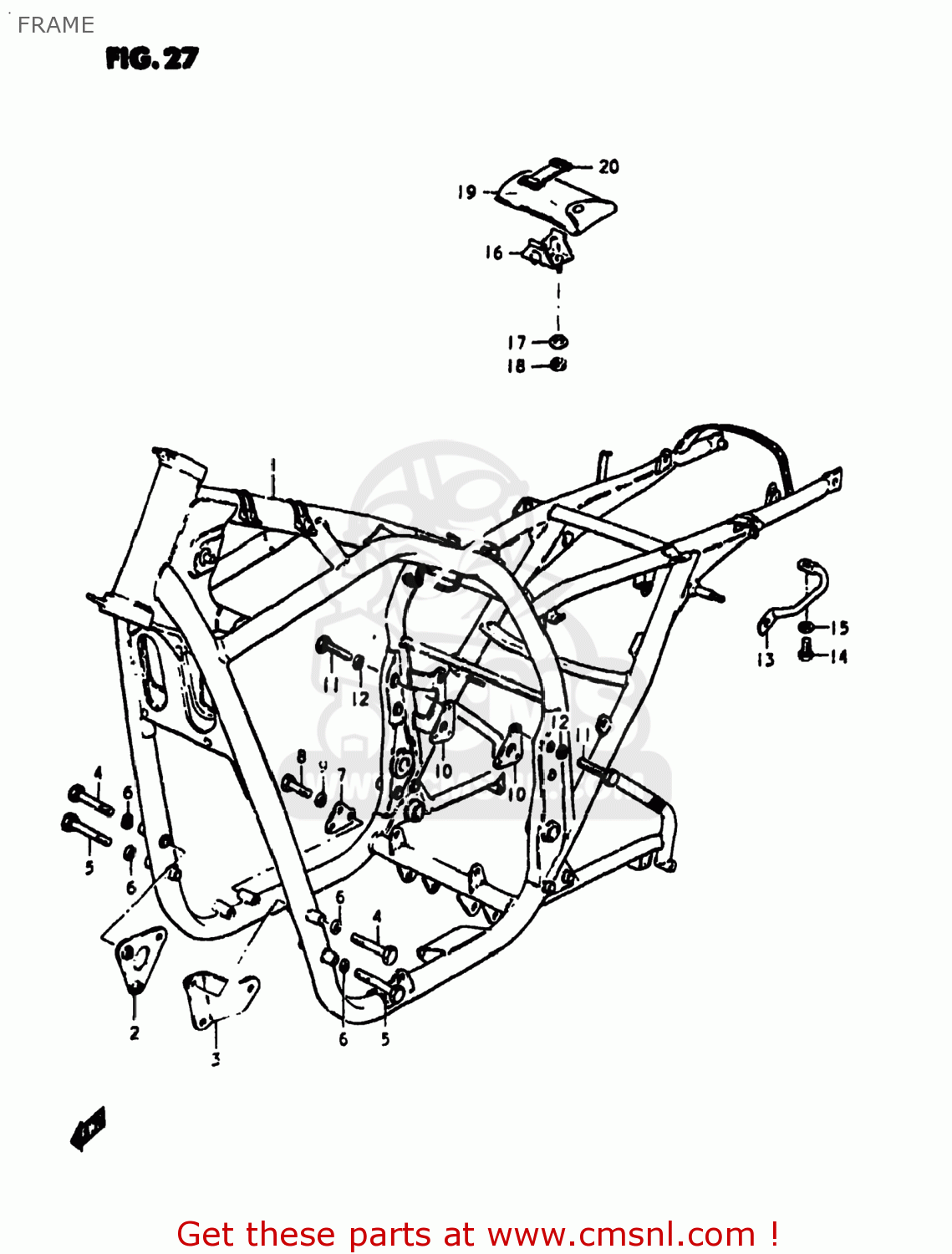 FRAME GS1000S 1980 (T) USA (E03)