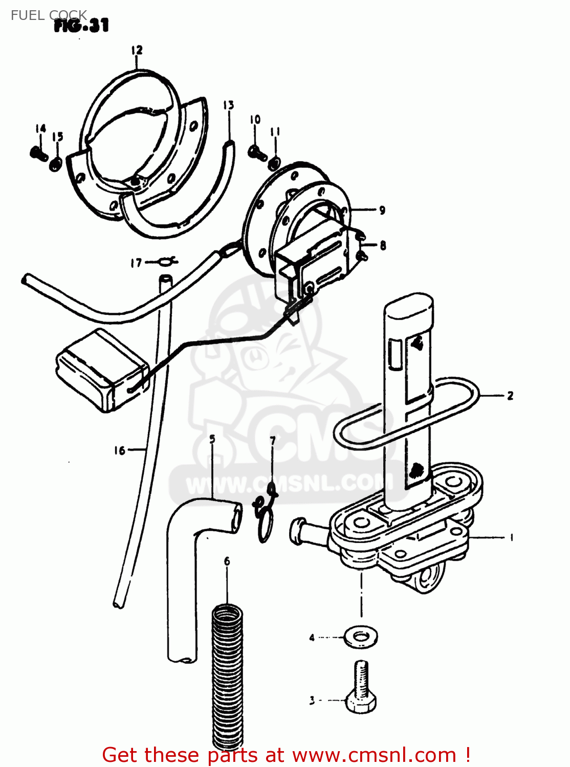 FUEL COCK GS1000S 1980 (T) USA (E03)