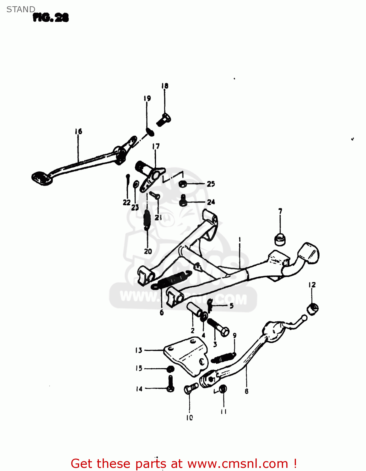 STAND GS1000S 1980 (T) USA (E03)