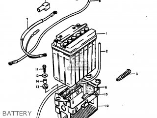 BATTERY - GS1000S 1980 (T) USA (E03)