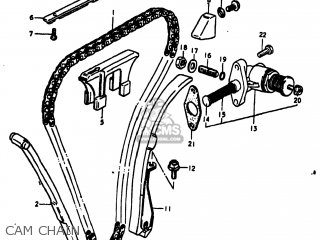 CAM CHAIN - GS1000S 1980 (T) USA (E03)