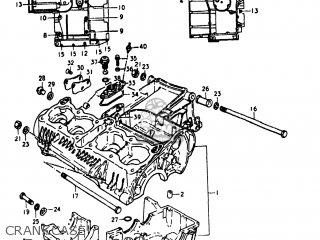 CRANKCASE - GS1000S 1980 (T) USA (E03)