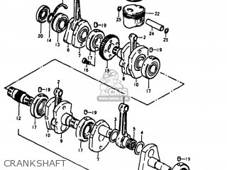 CRANKSHAFT - GS1000S 1980 (T) USA (E03)