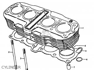 CYLINDER - GS1000S 1980 (T) USA (E03)