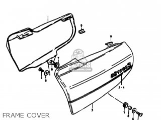 FRAME COVER - GS1000S 1980 (T) USA (E03)