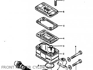 FRONT MASTER CYLINDER - GS1000S 1980 (T) USA (E03)
