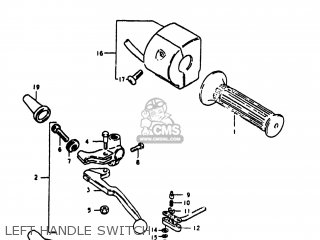 LEFT HANDLE SWITCH - GS1000S 1980 (T) USA (E03)