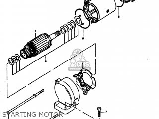 STARTING MOTOR - GS1000S 1980 (T) USA (E03)
