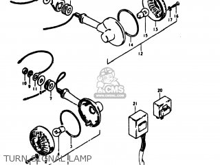 TURN SIGNAL LAMP - GS1000S 1980 (T) USA (E03)