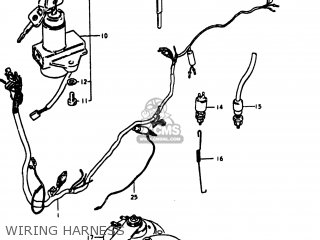 WIRING HARNESS - GS1000S 1980 (T) USA (E03)