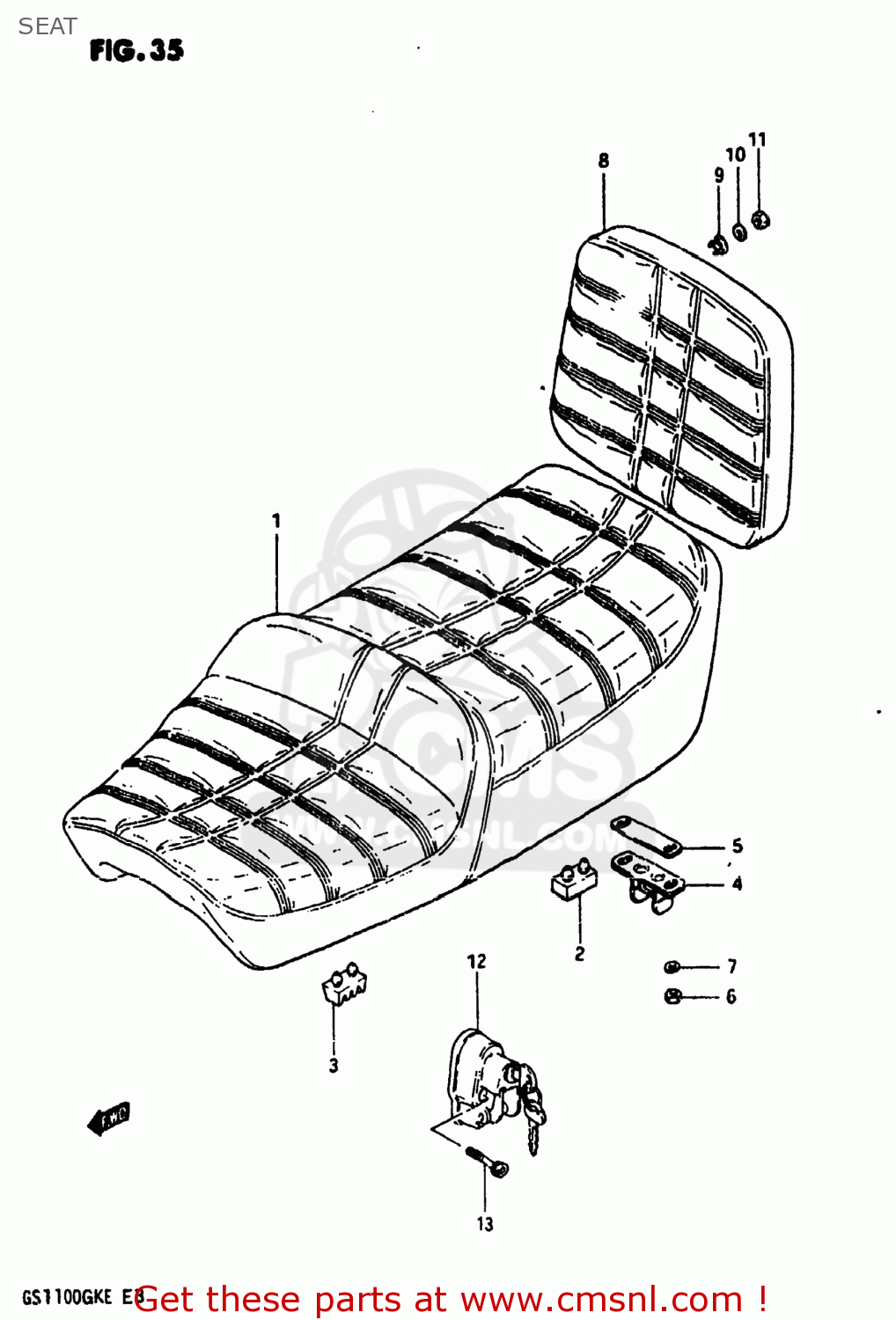 SEAT GS1100 1984 (E) USA (E03)
