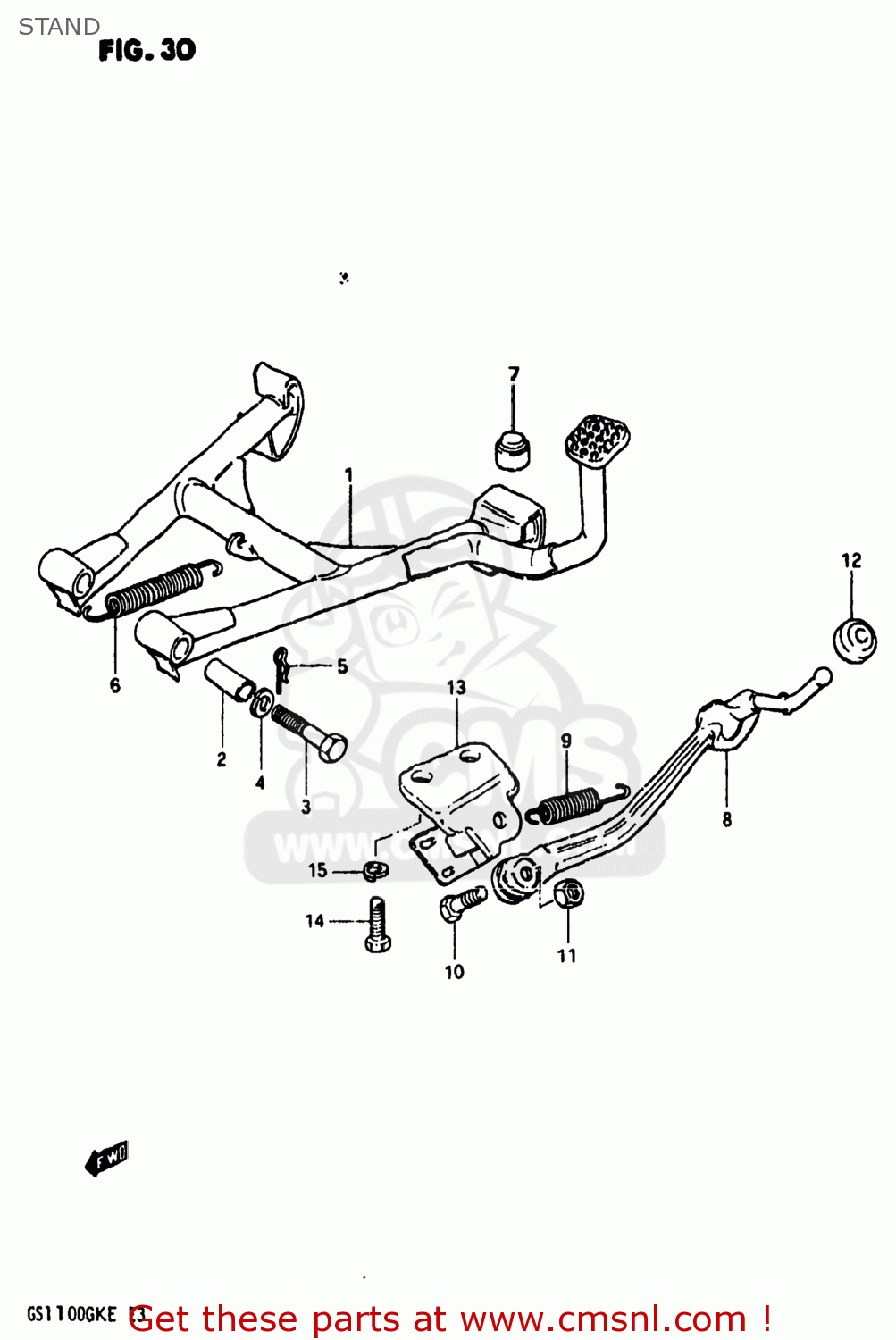 STAND GS1100 1984 (E) USA (E03)