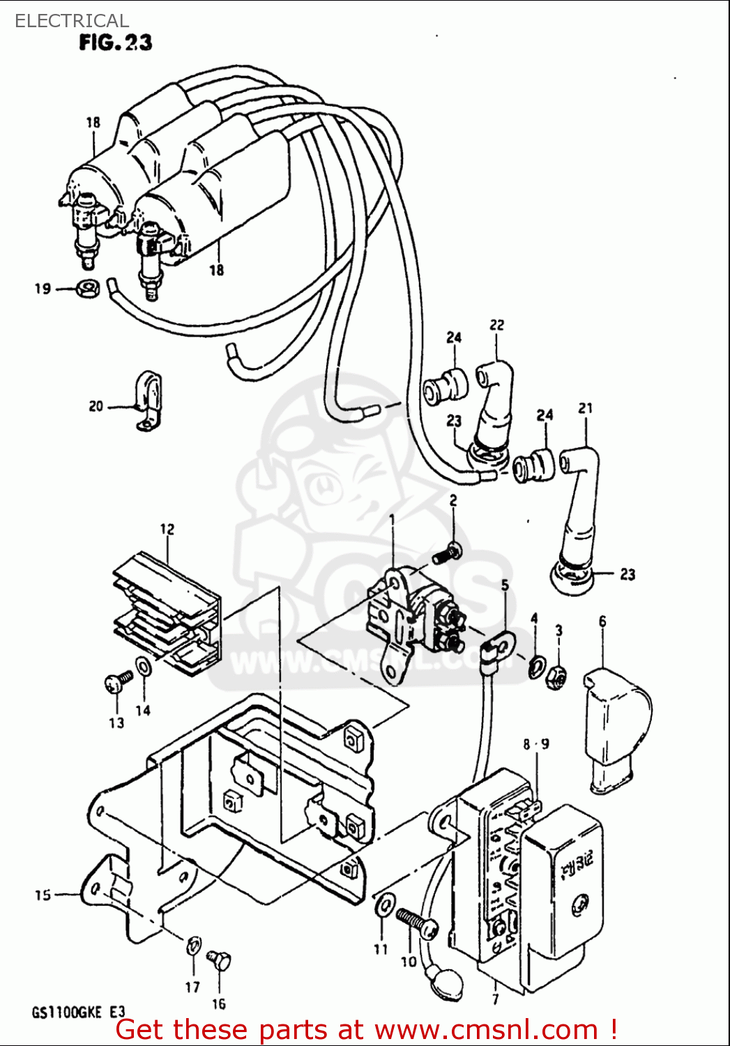 ELECTRICAL GS1100 1984 (E) USA (E03)
