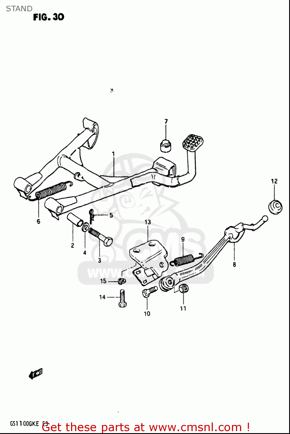 STAND GS1100 1984 (E) USA (E03)