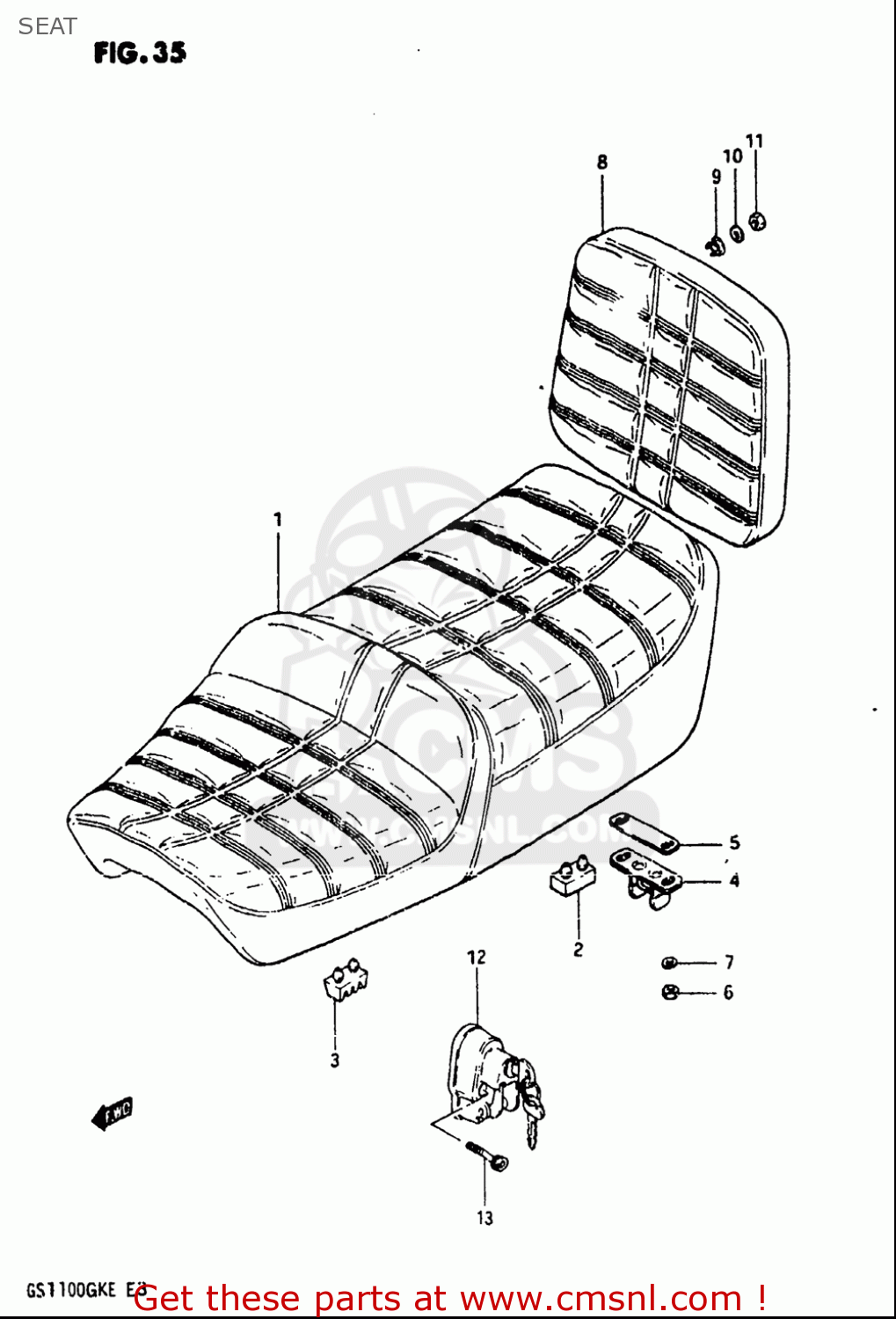 SEAT GS1100 1984 (E) USA (E03)