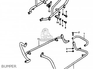 BUMPER - GS1100 1984 (E) USA (E03)