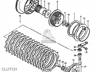 CLUTCH - GS1100 1984 (E) USA (E03)
