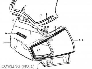 COWLING (NO.1) - GS1100 1984 (E) USA (E03)