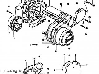 CRANKCASE COVER - GS1100 1984 (E) USA (E03)