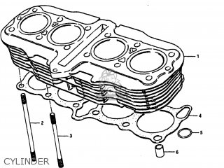 CYLINDER - GS1100 1984 (E) USA (E03)