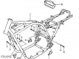 FRAME - GS1100 1984 (E) USA (E03)