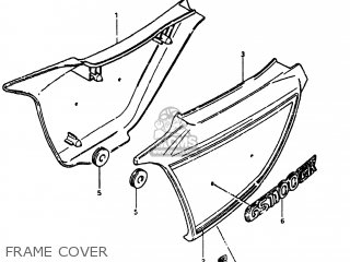 FRAME COVER - GS1100 1984 (E) USA (E03)