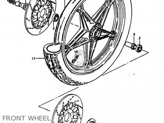 FRONT WHEEL - GS1100 1984 (E) USA (E03)