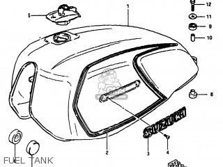 FUEL TANK - GS1100 1984 (E) USA (E03)