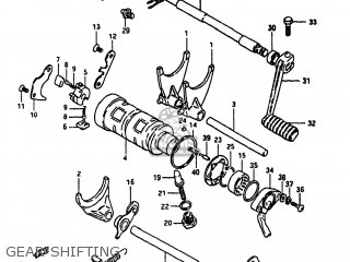 GEAR SHIFTING - GS1100 1984 (E) USA (E03)