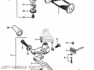 LEFT HANDLE SWITCH - GS1100 1984 (E) USA (E03)