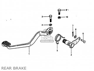 REAR BRAKE - GS1100 1984 (E) USA (E03)