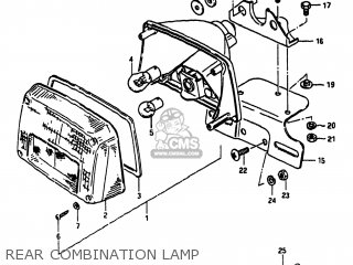 REAR COMBINATION LAMP - GS1100 1984 (E) USA (E03)