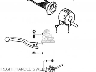 RIGHT HANDLE SWITCH - GS1100 1984 (E) USA (E03)