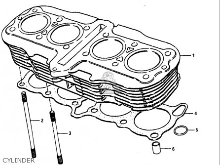 CYLINDER - GS1100 1984 (E) USA (E03)