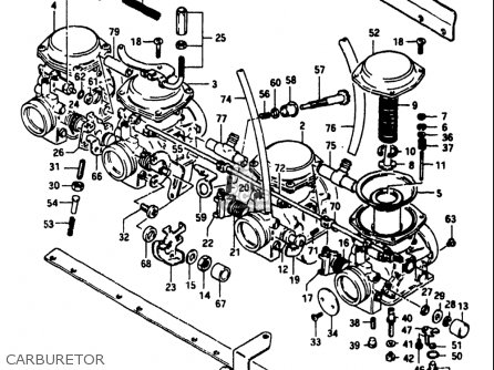 CARBURETOR - GS1100 1984 (E) USA (E03)