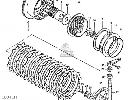 CLUTCH - GS1100 1984 (E) USA (E03)