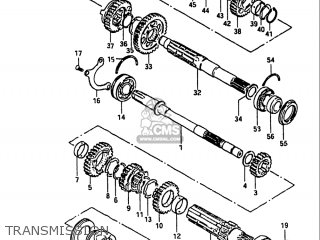 TRANSMISSION - GS1100 1984 (E) USA (E03)