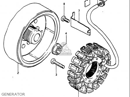 GENERATOR - GS1100 1984 (E) USA (E03)