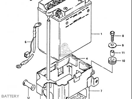 BATTERY - GS1100 1984 (E) USA (E03)