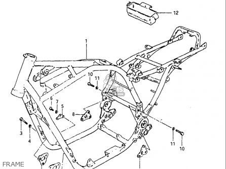 FRAME - GS1100 1984 (E) USA (E03)