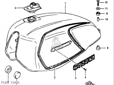 FUEL TANK - GS1100 1984 (E) USA (E03)