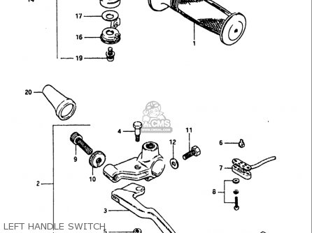 LEFT HANDLE SWITCH - GS1100 1984 (E) USA (E03)