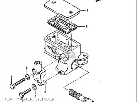 FRONT MASTER CYLINDER - GS1100 1984 (E) USA (E03)